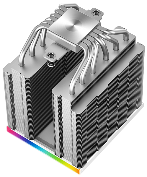 DEEPCOOL AK620 DIGITAL SE WH LGA20XX/1700/1200/115X/AM5/AM4 (9шт/кор, TDP 260W, PWM, DUAL Fan 120mm, 6 тепл. трубок, ARGB, белый) RET (R-AK620-WHADMN-GJD)