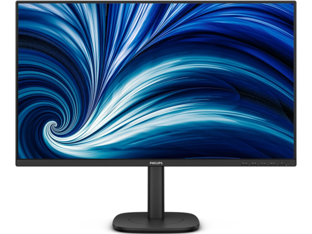 27" Philips 27B2U3601 2560x1440, WLED, 16:9, IPS, 350cd, 1500:1, 4ms, 50M:1, 178/178, HDMI, DP, USB Hub, 4*USB3.2 USB-C(PD90W), RJ45, Speakers, 120Hz, Tilt, HAS, Swivel, Pivot, Internal, VESA, Black, арт. 27B2U3601/01