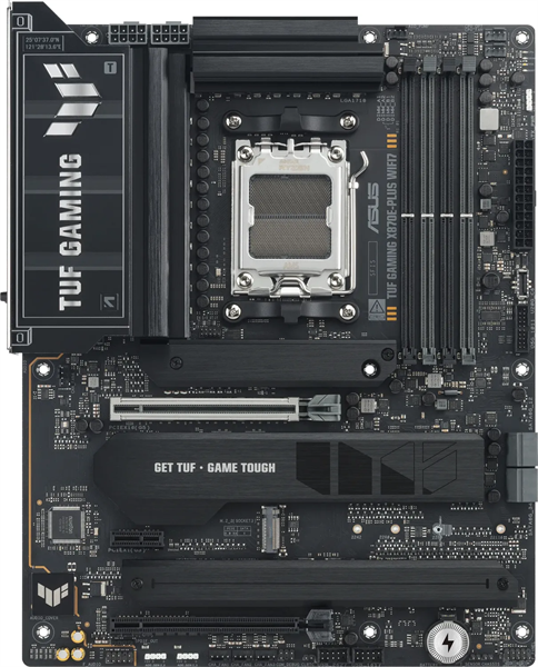 ASUS TUF GAMING X870E-PLUS WIFI7, AM5, X870E, 4*DDR5, 4*SATA, 4*M.2, 4*USB 2.0, 7*USB 3.2, 2*Type-C, 2*PCIx16, 1*PCIx1, HDMI, ATX; 90MB1M70-M0EAY0