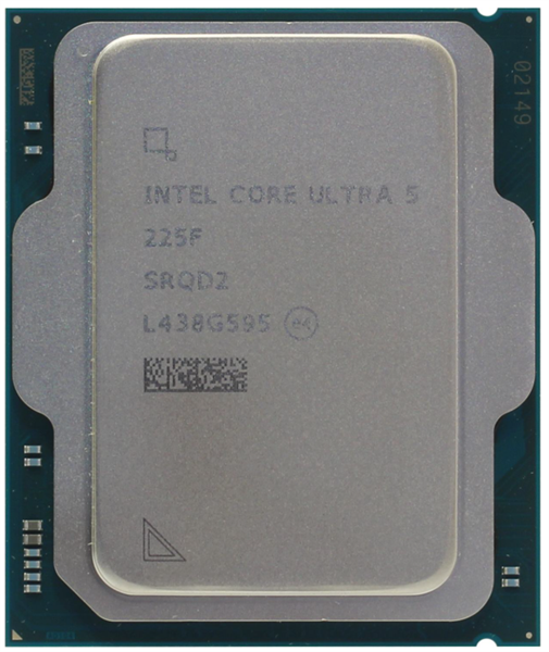 CPU Core Ultra 5 225F (3.3GHz-4.9GHz/20MB/10 cores) LGA1851 OEM, TDP 65W-121W, max 192Gb DDR5-6400, AT8076806416, 1 year Intel арт. SRQD2