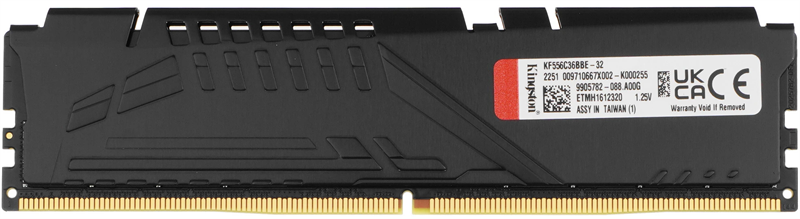 Оперативная память Kingston 32GB 5600MT/s DDR5 CL36 DIMM FURY Beast Black EXPO