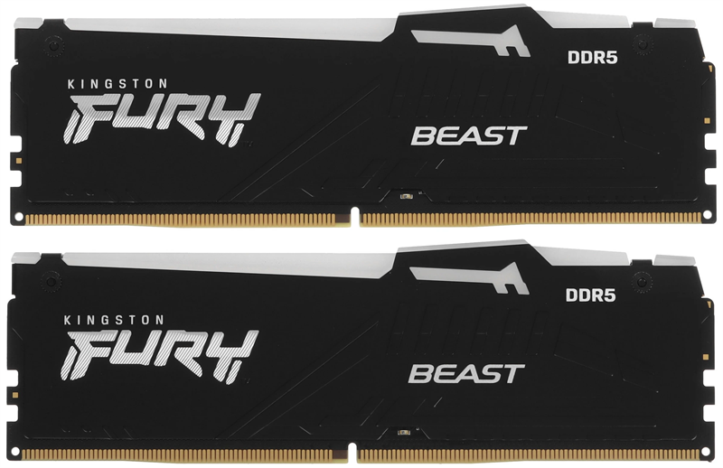 Kingston 32GB 6000MT/s DDR5 CL30 DIMM (Kit 2*16Gb) FURY Beast RGB EXPO арт. KF560C30BBEAK2-32