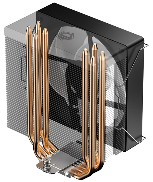 ID-COOLING SE-214-XT V2 ARGB LGA1851/1700/1200/115X/AM5/AM4 (16шт/кор, TDP 200W, PWM, 4 тепл.трубки прямого контакта, FAN 120mm, Addressable RGB LED) RET