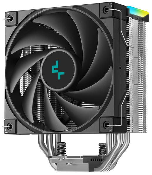 DEEPCOOL AK400 DIGITAL SE LGA1700/1200/115X/AM5/AM4 (18шт/кор, TDP 220W, PWM, Fan 120mm, 4 тепл. трубки, ARGB, черный) RET (R-AK400-BKADMN-GJD)