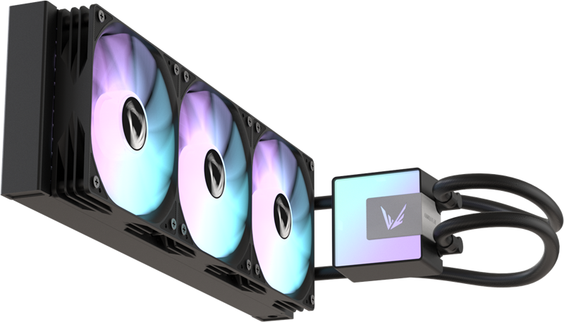 Formula V Line ICE JET GLOW 360 BK, 360mm, 3x120mm, ARGB fans, LGA115X/1200/1700/1851, AM4/AM5