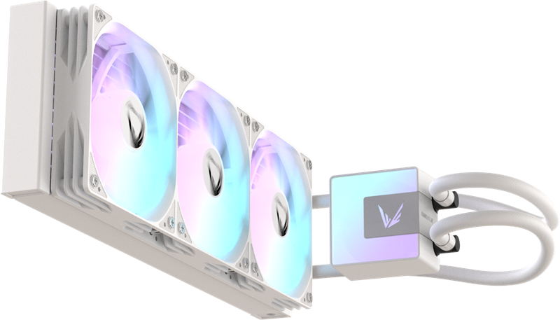 Formula V Line ICE JET GLOW 360 WH, 360mm, 3x120mm, ARGB fans, LGA115X/1200/1700/1851, AM4/AM5