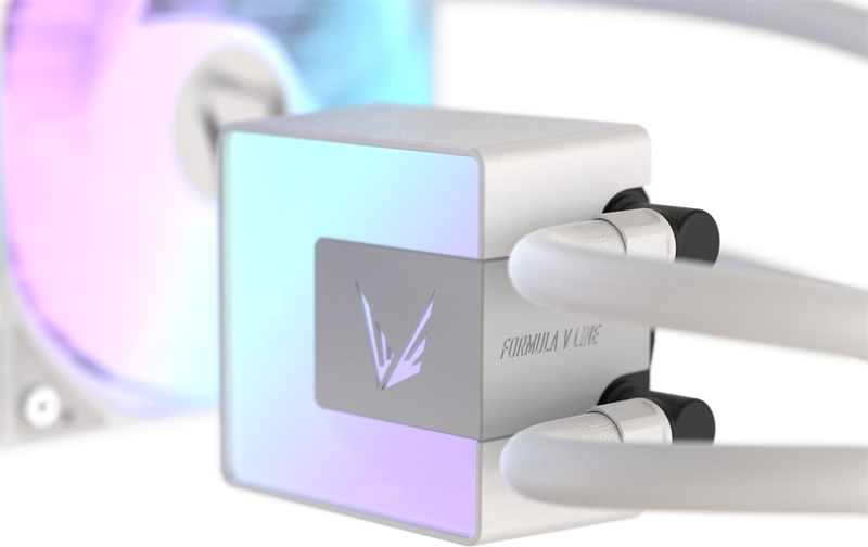 Система водяного охлаждения Formula V Line ICE JET GLOW 360 WH, 360mm, 3x120mm, ARGB fans, LGA115X/1200/1700/1851, AM4/AM5