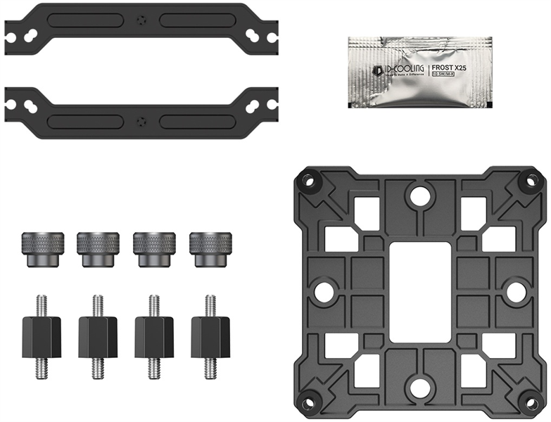 Кулер для процессора ID-COOLING SE-904-XT BLACK LGA1851/1700/1200/115X/AM5/AM4 (16шт/кор, TDP 180W, PWM, 4 тепл.трубки прямого контакта, FAN 100mm) RET