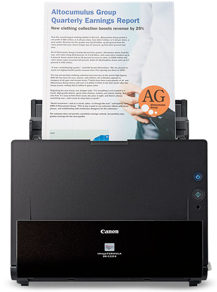 Canon DR-C225 II (Цветной, двусторонний, 25 стр./мин, ADF 45, High Speed USB 2.0, A4 арт. 3258C003