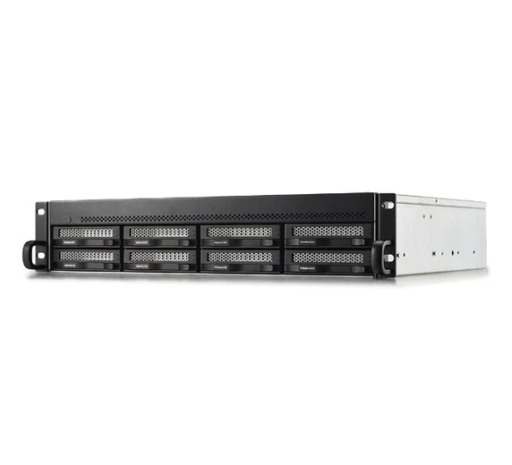 Система хранения данных TerraMaster U8-500 Plus 2U 10C 1,7(4,7)GhzCPU/16Gb(64)/RAID0,1,10,5,6,JBOD/up to 8 HS SATA(3,5'/2,5')/2xM.2 2280 NVMe/3xUSB3.2 1xUSB Type-c/HDMI/2x10GbE RJ-45/iSCSI/1xPS/1YW/no rails