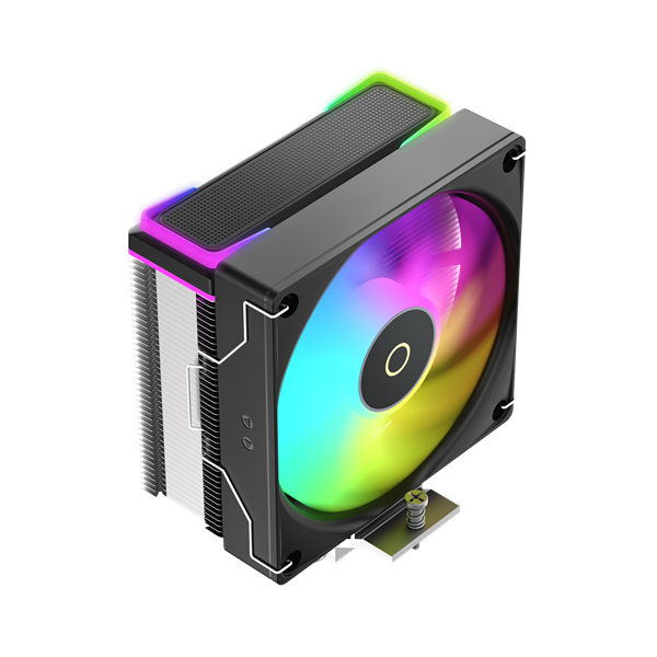 Ocypus Delta A40 SE BK ARGB, 120mm ARGB FAN, Top ARGB Panel, 4 HEAT PIPES, 4-PIN PWM, 800-1800 RPM, 31DBA, HYDRO BEARING, LGA115X/1200/1700/18XX, AM4/AM5