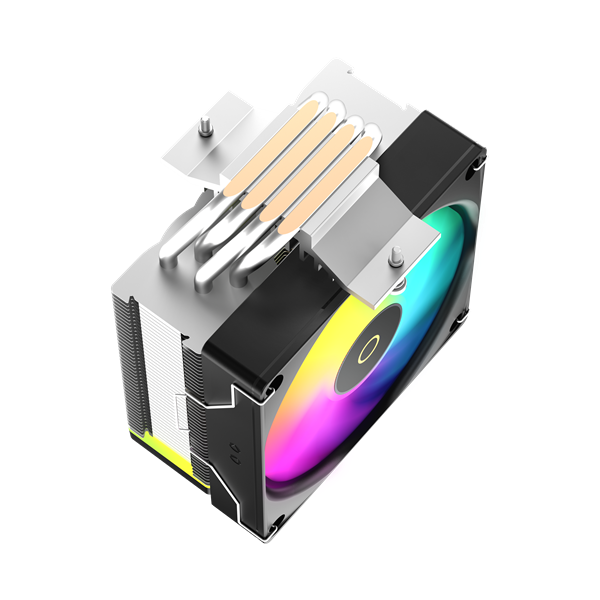 Ocypus Delta A40 SE BK ARGB, 120mm ARGB FAN, Top ARGB Panel, 4 HEAT PIPES, 4-PIN PWM, 800-1800 RPM, 31DBA, HYDRO BEARING, LGA115X/1200/1700/18XX, AM4/AM5