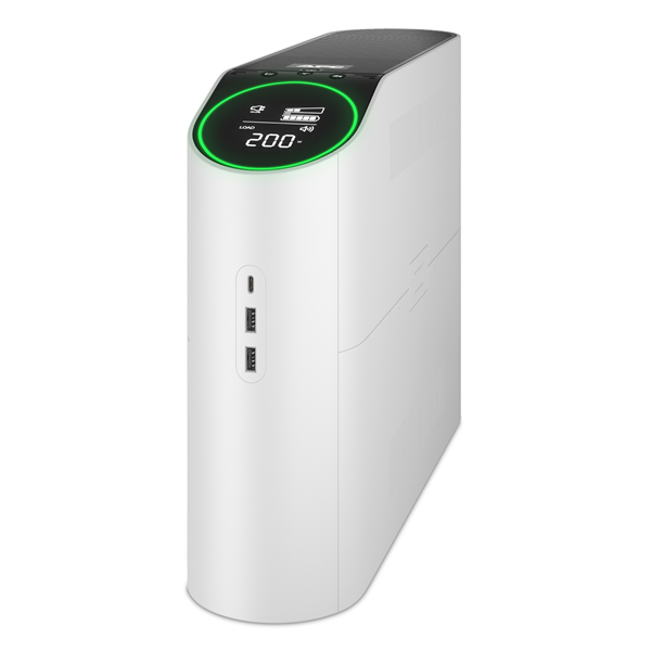 APC Back-UPS Pro for Gaming, 2200VA/1320W, 230V, 4xSchuko and 2xIEC C13 outlets, RGB Lights, Data/DSL protrct, 2x Type A and 1x Type C USB, Arctic(White), 1 year warranty APC by Schneider Electric арт. BGM2200-GR