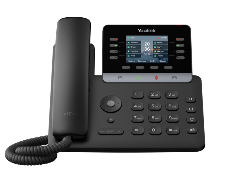 Телефон YEALINK SIP-T73U, 12 аккаунтов, 2,8" цветной экран, порт USB, BLF, PoE, GigE, без БП, шт (repl. SIP-T44U, SIP-T43U)