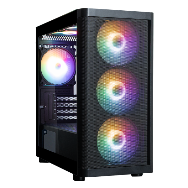 ZALMAN M4 SE, MATX, BLACK, WINDOW, 1xCombo (3.5'' or 2.5''), 1x3.5", 2x2.5", 2xUSB2.0,1xUSB3.0, FRONT 3x120mm FRGB, TOP 2x120mm FRGB, REAR 1x120mm FRGB арт. M4 SE BLACK