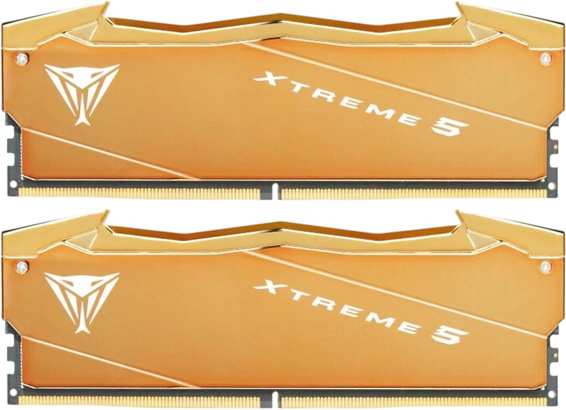 Patriot Viper XTREME 5 AURUM DDR5 DIMM 32GB 6000MHz KIT 2*16GB CL30 30-40-40-76 1.35V RGB (AMD/Intel except Ultra series)