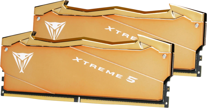 Patriot Viper XTREME 5 AURUM DDR5 DIMM 32GB 6000MHz KIT 2*16GB CL30 30-40-40-76 1.35V RGB (AMD/Intel except Ultra series) арт. VXA532G6030K