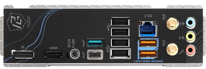 Материнская плата ASROCK B850M RIPTIDE WIFI, AM5, B850, 4*DDR5, 4*SATA, 3*M.2, 4*USB 2.0, 3*USB 3.2, Type-C, 2*PCIx16, 1*M.2 (Key E), HDMI+DP,  mATX