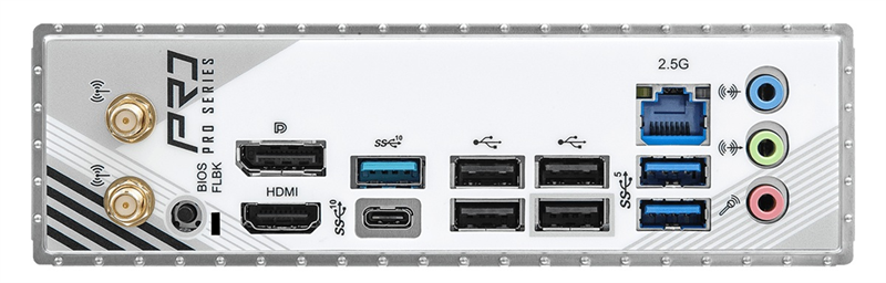Материнская плата ASROCK B850M PRO RS WIFI WHITE, AM5, B850, 4*DDR5, 4*SATA, 3*M.2, 4*USB 2.0, 3*USB 3.2, Type-C, 2*PCIx16, 1*M.2 (Key E), HDMI+DP,  mATX