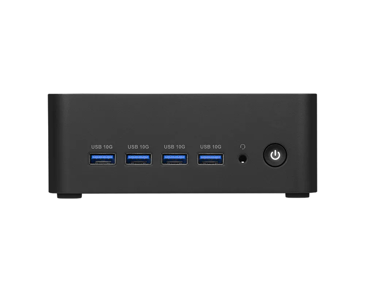 Персональный компьютер MSI Cubi Z AI 8M AMD Ryzen 7 8845HS (3.8GHz),  NoMemory, noHDD, noSSD, AMD Radeon Graphics, WiFi, BT, no keyboard&mouse, noOS, 1y war-ty