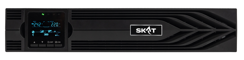 (8771) SKAT-UPS 2000-RACK-ON-E P3 - ИБП 2000 Вт, On-Line, синус, внешн. АКБ 48В, 8хC13