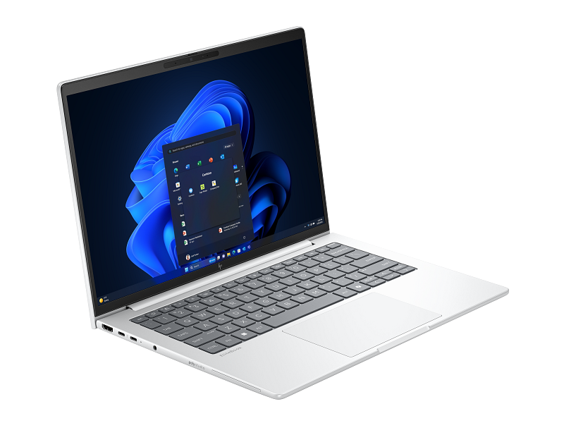 Ноутбук HP EliteBook 8 G1i 14 Intel Core Ultra5-225U,14" WUXGA (1920x1200) IPS 300cd AG,16Gb DDR5-5600MHz(1),512Gb SSD NVMe,Al Case,62Wh,FPS,ENG/RU Kbd Backlit,1.39kg,Silver,1y,Win11Pro