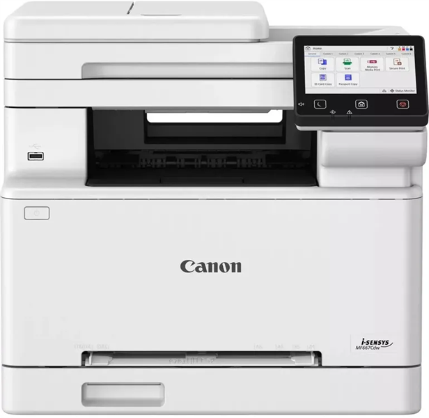 Canon i-SENSYS MF667Cdw (A4 color, 25ppm, Duplex, 1200dpi, 1Gb, ADF50, 250-sheet cassette, USB, Wi-Fi, Fax, Cart. 075/075H)