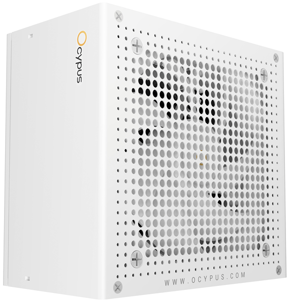 Ocypus Iota P850 WH, 850W, APFC, 80+ Gold, ATX 3.1, Fully Modular, 120mm Fan