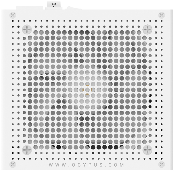 Ocypus Iota P850 WH, 850W, APFC, 80+ Gold, ATX 3.1, Fully Modular, 120mm Fan