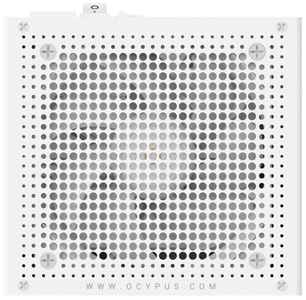 Ocypus Delta P850 WH, 850W, APFC, 80+ Bronze, ATX 3.1, 120mm Fan