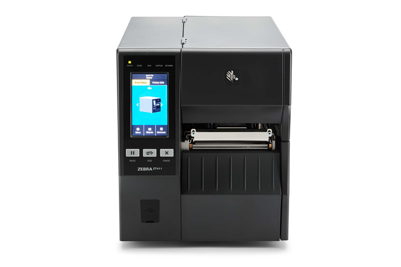 Zebra ZT411, 4'', 203 dpi, Serial, USB, Ethernet, BT 4.1/MFi, USB Host, EZPL (CN) арт. ZT41142-T090000Z