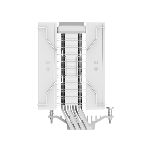 Ocypus Delta A40 SE WH Dual Fan ARGB, 2x120mm ARGB FAN, Top ARGB Panel, 4 HEAT PIPES, 4-PIN PWM, 800-1800 RPM, 31DBA, HYDRO BEARING, LGA115X/1200/1700/18XX, AM4/AM5
