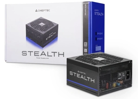 Chieftec Stealth SPX-1000-FC (ATX 3.1, 1000W, 80 PLUS PLATINUM, Active PFC, 135mm fan, Gen5 PCIe, Full Cable Management) Retail