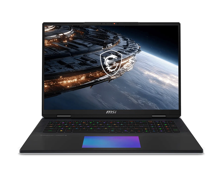 MSI Titan 18 HX A2WJ Ultra9 290HX 18" 16:10 UHD+ (3840x2400)240Hz DDR5 64GB (32GB*2),2TB SSD,NV RTX 5090 (24GB GDDR7),99Whr,3,6kg,2y,Win11Home,Black арт. 9S7-182411-1049