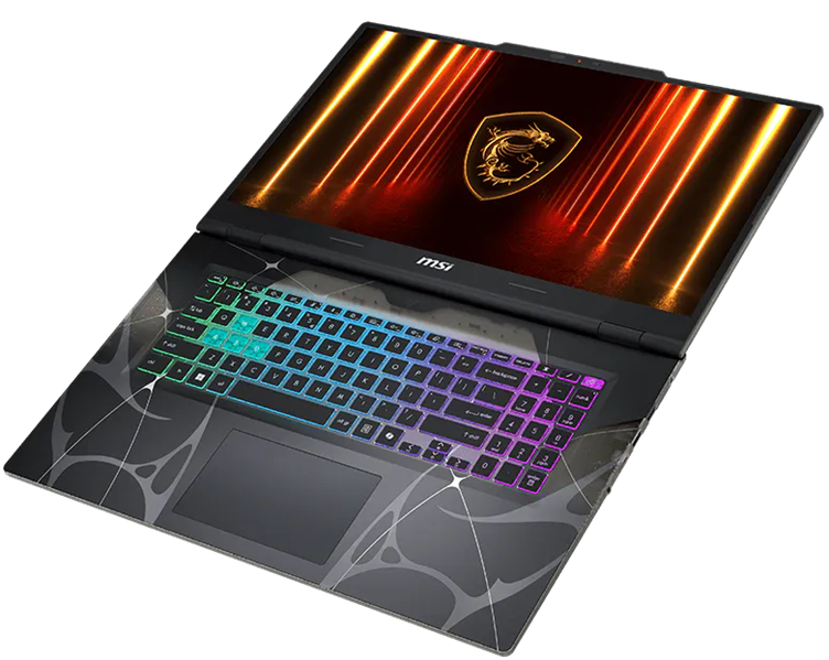 ноутбук MSI Cyborg 17 B2RWFKG-284XRU Core 5-210H 17.3" FHD (1920*1080), 144Hz DDR5 16GB (8GB*2),1TB SSD,NV RTX 5060 (8GB GDDR7),55.2Whr,2,5kg,Dos,1y,Translucent Black
