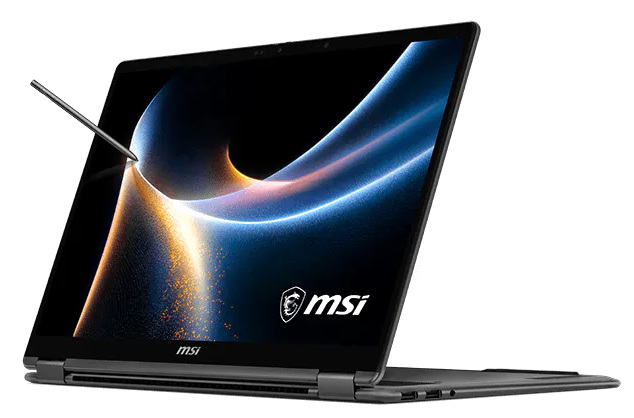 MSI Prestige 16 Flip AI+ C3MTG Core Ultra 9 386H 16" 16:10 2.8K (2880x1800) OLED, 120Hz,Touch Screen (support MSI Nano Pen),LPDDR5X 32GB, 2TB SSD,Intel Arc Graphics,81Whr,1.66kg,1y,Win11Pro,Gray арт. 9S7-262233-028