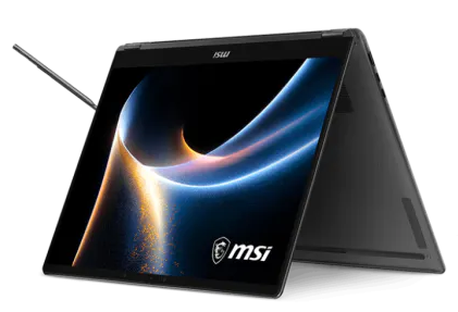 MSI Prestige 16 Flip AI+ C3MTG Core Ultra 9 386H 16" 16:10 2.8K (2880x1800) OLED, 120Hz,Touch Screen (support MSI Nano Pen),LPDDR5X 32GB, 2TB SSD,Intel Arc Graphics,81Whr,1.66kg,1y,Win11Pro,Gray арт. 9S7-262233-028