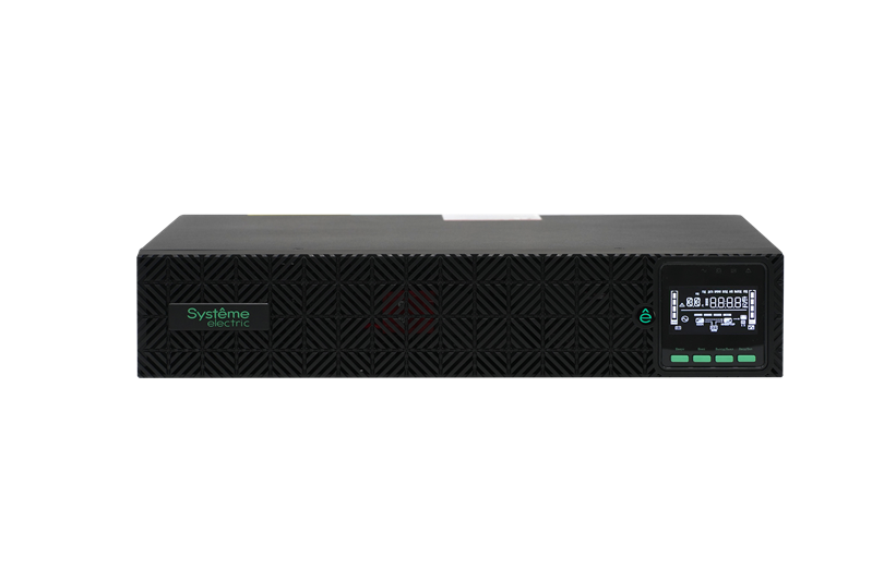 Systeme Electric Smart-Save Online SRV,  1000VA/1000W, On-Line, Rack 2U(Tower convertible), LCD, Out: 8xC13, SNMP Intelligent Slot, USB, RS-232, Dry contact