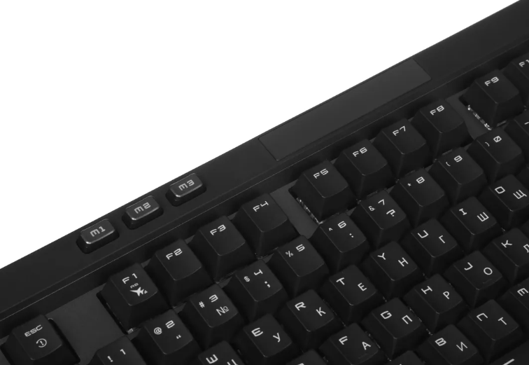 Gaming Keyboard MSI STRIKE PRO SILENT, Wireless, Mechnical, with Multimedia functions, Kailh Midnight Pro Silent Switch, MYSTIC LIGHT RGB, incl. Wrist Rest, Black арт. S11-43RU210-CLA