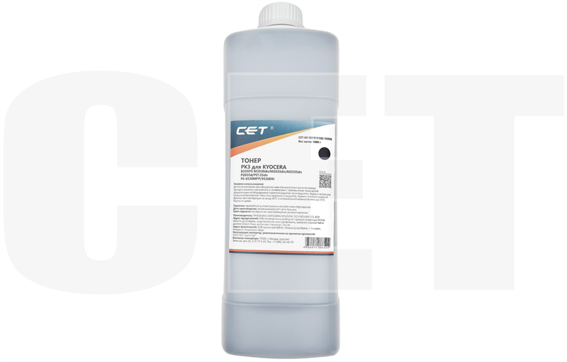 Тонер PK3 для KYOCERA ECOSYS M2035DN/M2030DN/P2035D/P2135DN, TASKalfa 180/181/220/221 (CET), 1кг/бут, CET111102-1000B