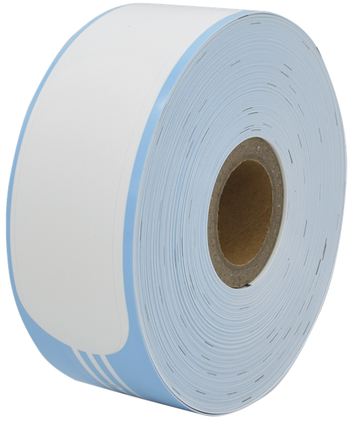Ninestar (G&G) wristband, 35 mm/260 mm, core 24 mm, 100 per roll, clips included - BLUE Прочее арт. GG-RL-B-RF1