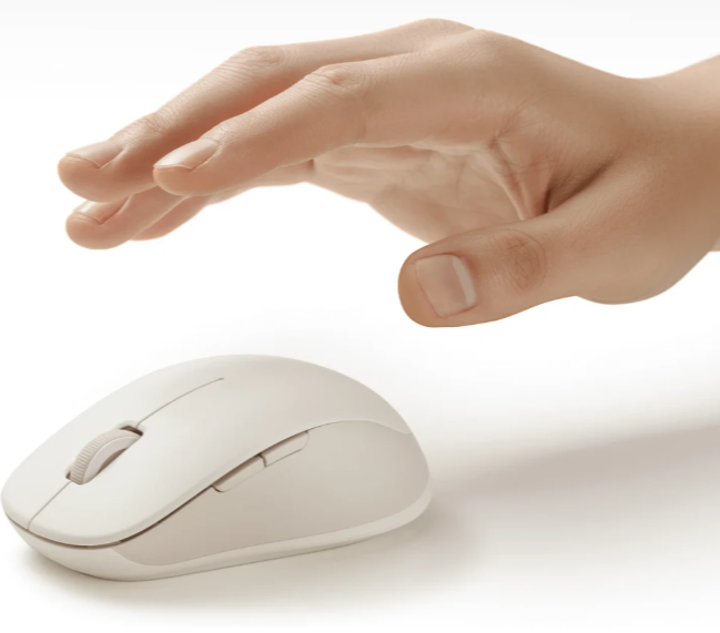 Xiaomi Dual-mode Wireless Mouse 2, 1200dpi, Bluetooth / 2.4 GHz , silent, White арт. BHR8849GL