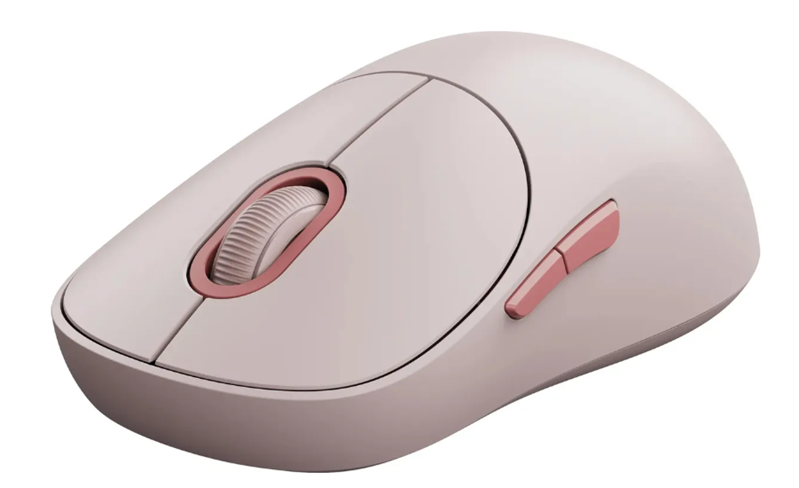 Xiaomi Wireless Mouse 3, 1200dpi, Bluetooth / 2.4 GHz, silent, Pink