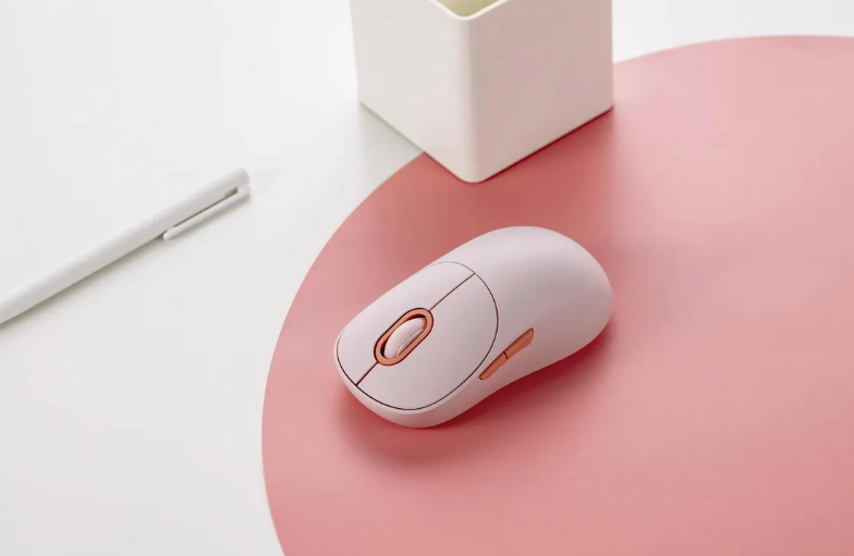 Xiaomi Wireless Mouse 3, 1200dpi, Bluetooth / 2.4 GHz, silent, Pink