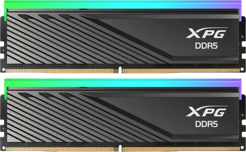 ADATA LANCER BLADE RGB DDR5 DIMM 32GB 5600MHz 2*16GB 46-45-45 1.1V BLACK DUAL TRAY