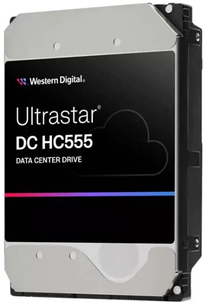 Western Digital Ultrastar DC HС555 HDD 3.5" SATA 20TB, 7200 rpm, 512MB buffer, 512e, 1 year арт. WUH722020CLE6L4