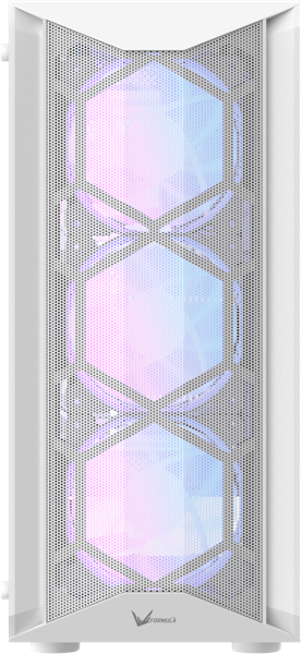 Formula V Line Air Power G1 White, ATX, USB3.0*1, USB2.0*2, FRONT 3x120mm ARGB, REAR 1x120mm ARGB