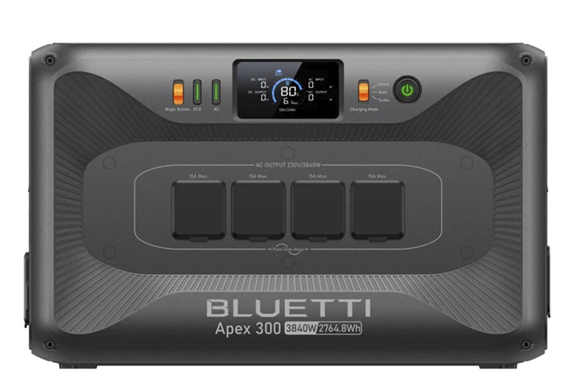 Универсальная зарядная станция - инвертор Bluetti Apex 300 Power Station, 3800W/2760Wh, LiFePO4, 37,2kg