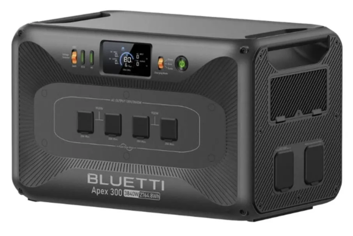 Универсальная зарядная станция - инвертор Bluetti Apex 300 Power Station, 3800W/2760Wh, LiFePO4, 37,2kg арт. P-APEX300-EU-GY-20