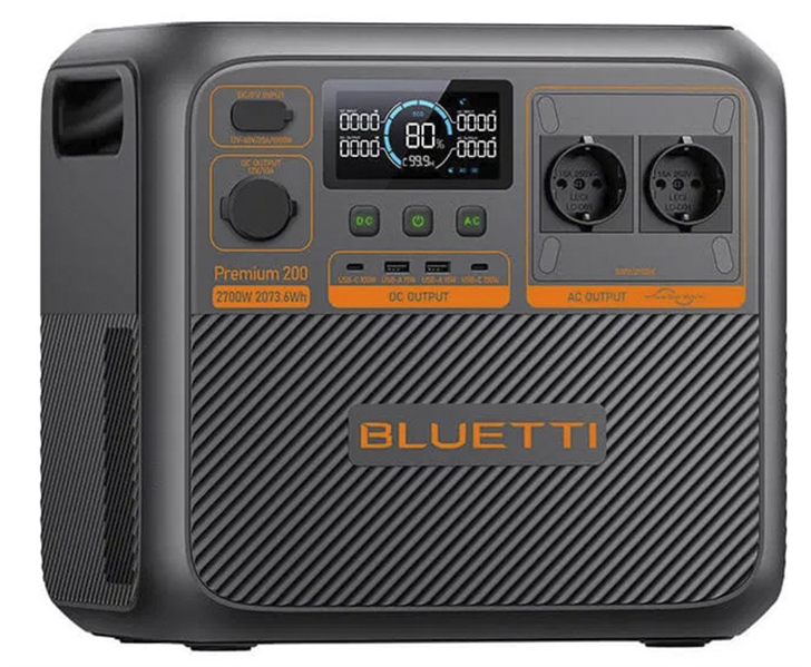 Bluetti Premium 200 V2 Portable Power Station, 2700W/2074Wh, LiFePO4, 24,24kg арт. P-PR200V2-EU-GY-10